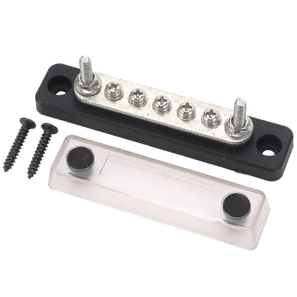 RV strømfordelingsskinne modul 48VDC 100A kraftig 2 M5 terminal