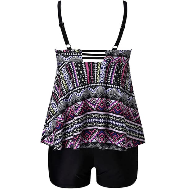 Tankini-sæt til damer med hotpants