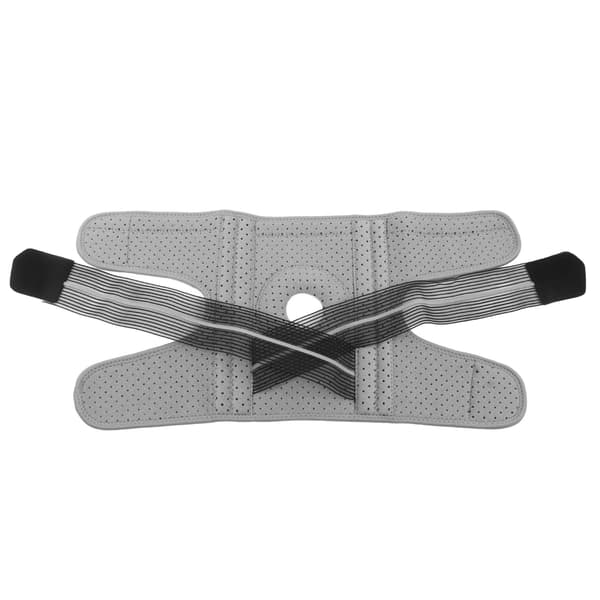 Knee Pad with Strap Breathable Comfortable Grey 3D Cut Ergonomic Design Adjustable Protective Knee Pad for Adult