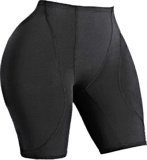 Rumpe- og hofteforbedrende shapewear med hofteputer for kvinner Black Medium
