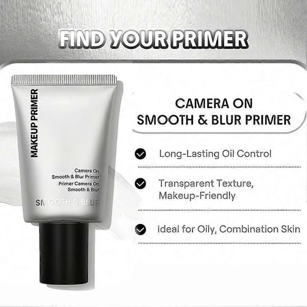Fugtgivende Primer, Poreminimerende Makeup Base 30ml vit