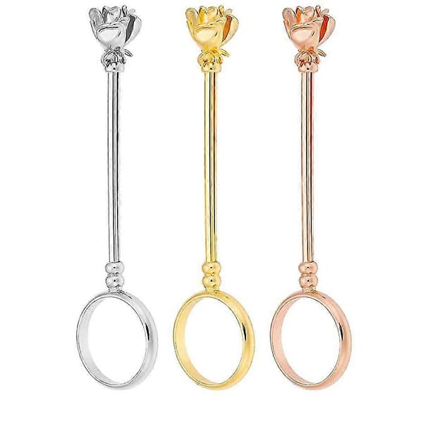 3 stk sigarettholderring sigarettholder for kvinner, elegant