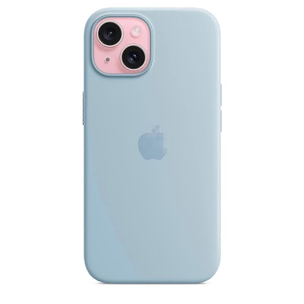 Iphone 15 Kompatibelt Silikonecover med Magsafe og Soft-touch 6.1