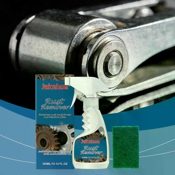Kraftig rustfjerner for metall, multifunksjonell rustfjernerspray, rustfjerner for rustfritt stål, kraftig rustfjerning av stål, rustomformer for 2PCS