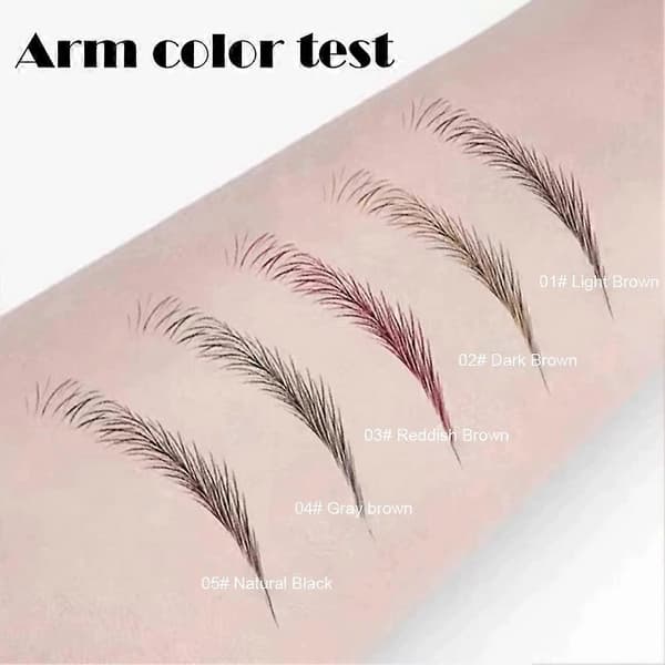 Microblading Tattoo Øyenbrynblekkpenn Langvarig Øyegaffelblyant Bryn P2N2 2 1pcs