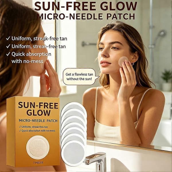 Sun Free Glow Patches, Sun Free Glow Micro-Needle Patch-7stk/eske