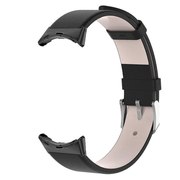Til Google Pixel Watch 2/Pixel Watch PU læder urrem Quick Release urrem Style A Google Pixel Watch 2 Black