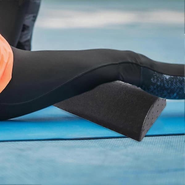 Halvrund yogaskumrulle sort EPP-tæthed til muskelmassage og fysioterapi