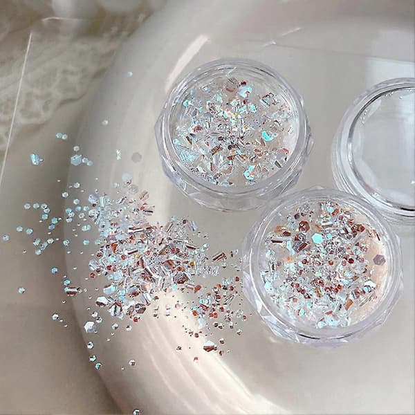 Krukke med glitter Q6V6 style1 1pcs