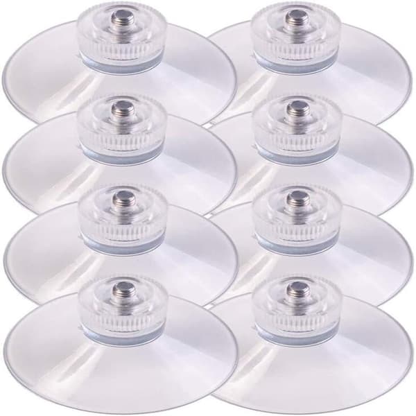 Eight suction cups with 30 mm diameter, M4x10 mm threads and a knurled nut.