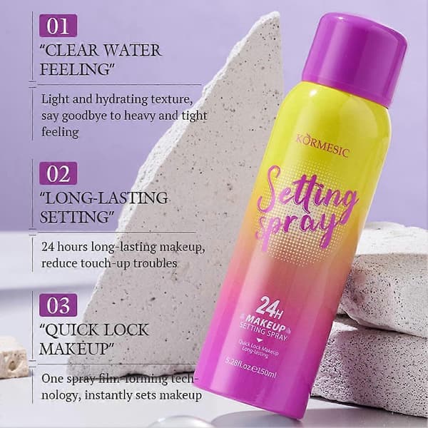 KORMESIC Setting Spray - Långvarig sminkfixerare & oljekontroll