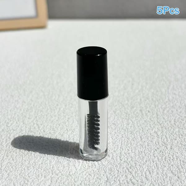 5/10/20 stk tomme mini 1 ml mascaratuber med øjenvippebørste Sort 1