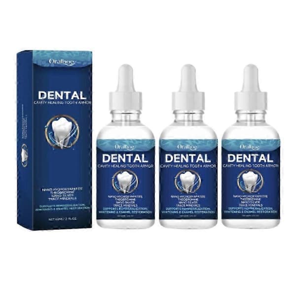 1-3x 60ml Tandvårdslösning Dentite Cavity Tooth Armor 3pcs