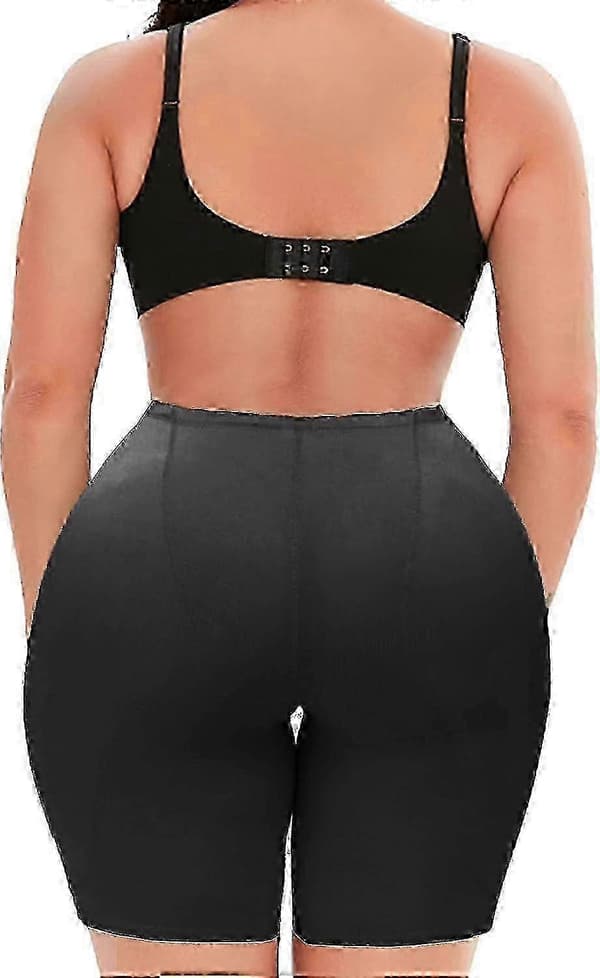 Balde- og hofteforbedrende shapewear med hoftepuder til kvinder Black Medium