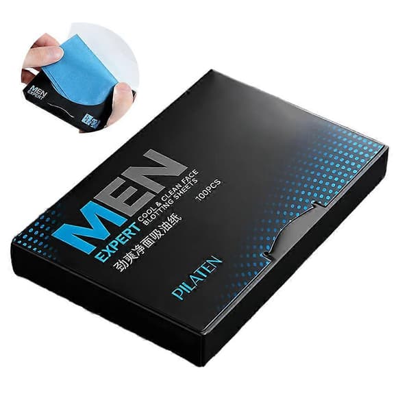 Men Expert Blotting Sheets - 0,01 mm ultratynne og absorberer kun olje bule 100pcs