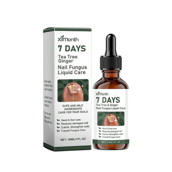 7Days Ingefära & Tea Tree Nagelvätska, Tillväxtserum Vård Närande Vård ^|
