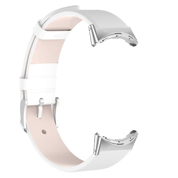 Til Google Pixel Watch 2/Pixel Watch PU læder urrem Quick Release urrem Style B Google Pixel Watch 2 White