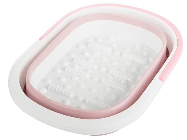 Hopfällbart Fotbad - Balja Rosa Pink Rosa