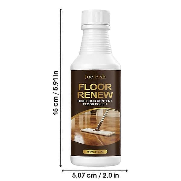 Høyfast gulvpolish 150 ml vannbasert for restaurering av tregulv