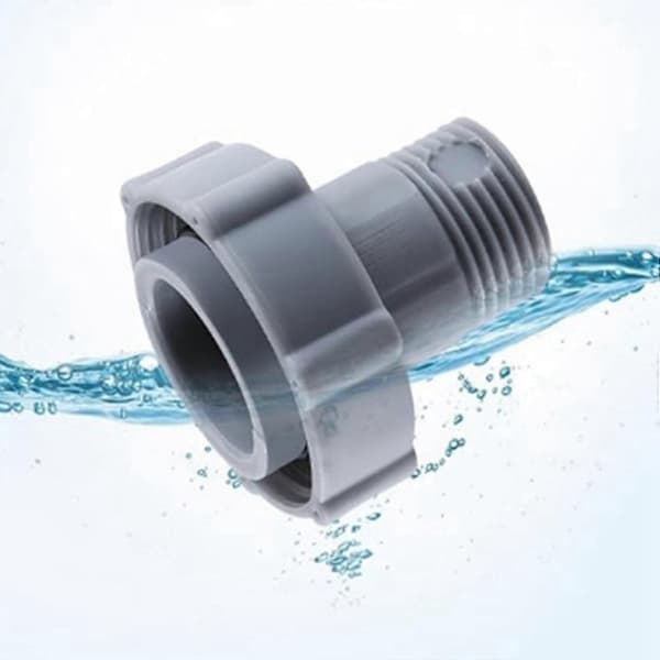 2X Pool Afløbsfitting Forbinder Passer til Bestway Coleman Pool Afløbsslangeforbinder P6D1420 til 1,5 tommer Poolrør