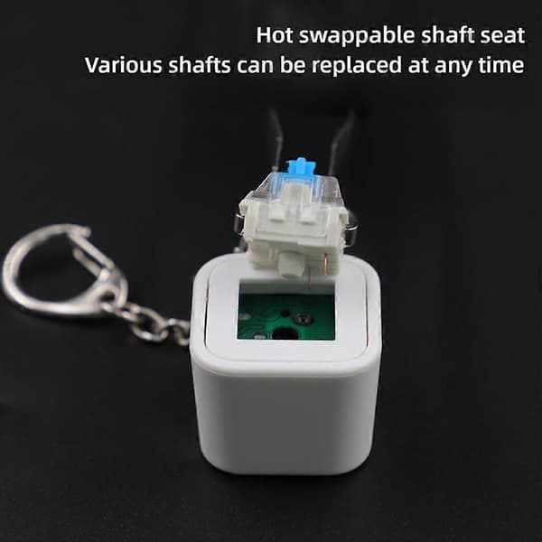 N212 Akseltester Nøglepresse Simulator Sød Skrivebordsgadget Genopladelig White