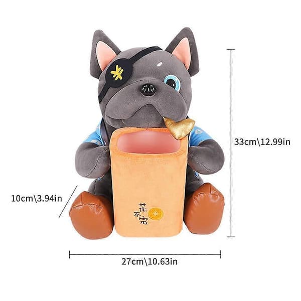 Plysset serviettholder Dobbeltfunktion Organizer til bilkonsol B 1pcs