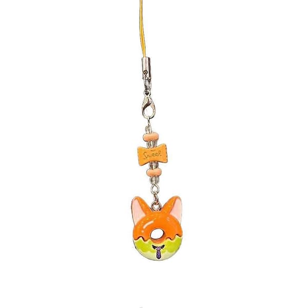 Zootopia Judy Nick Telefonreim Nøkkelring for Valentinsdagsgave B