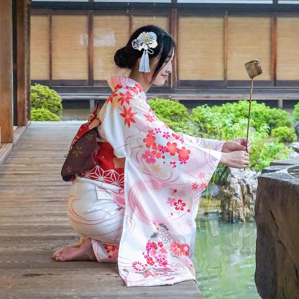 Bryllupshårkammer Blå Blomst Dusk Design Japansk Stil 2 Stk