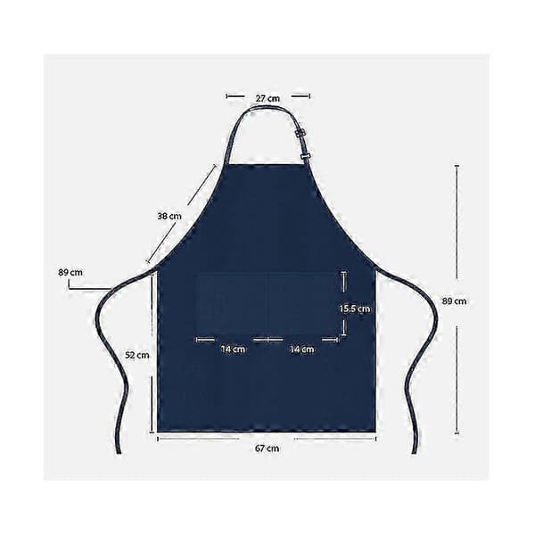 Utopia Kitchen 2-pack justerbart förkläde med 2 fickor 2025