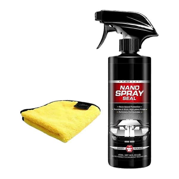 Auto Nano Coating Spray - Bilpoleringspleieforseglingsmiddel B 1PCS + Towel