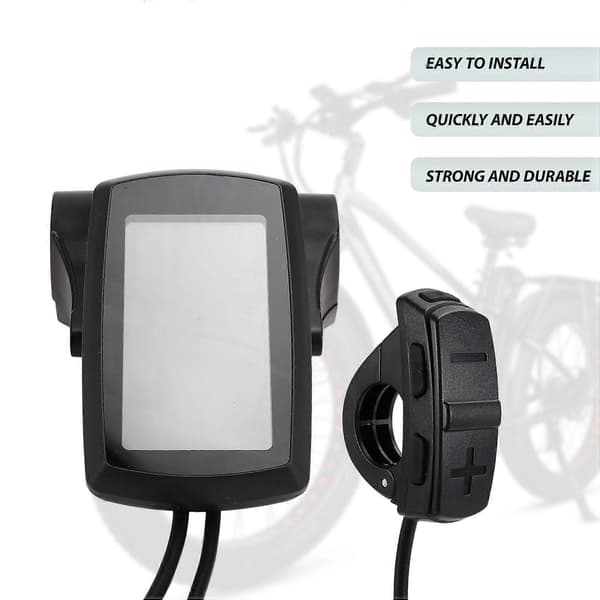 Ebike 80C LCD-måler Intelligent kontrollpanel Display Hastighetskontrollpanel E-sykkelinstrument Elektrisk sykkelkontroller