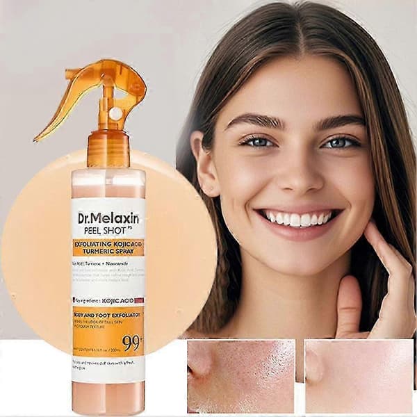 Dr.Melaxin Kojic Gurkemeje Eksfolierende Spray 200ml til Hudoplysning_z4