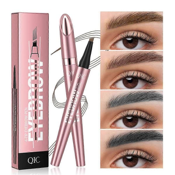 QIC 4-spids Microblading Øjenbryn Tattoo Pen 04#