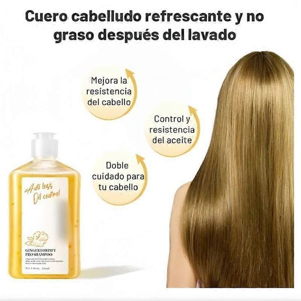 Ginger Foritify Pro Shampoo 240ml - Renser, fukter og pleier hodebunnen