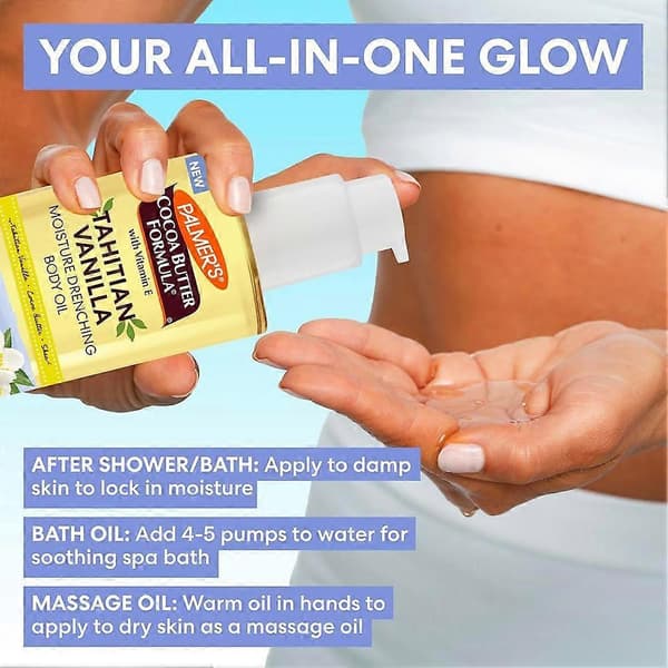 Palmer's Cocoa Butter Vitamin E Kroppsolja, Närande & Uppstramande vanilla 1pcs