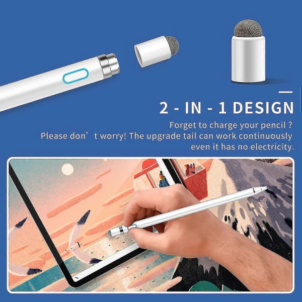 Tynd Stylus Kapacitiv Touch Skærm Præcisionspen Til iPad iPad Efter 2018 PXCL