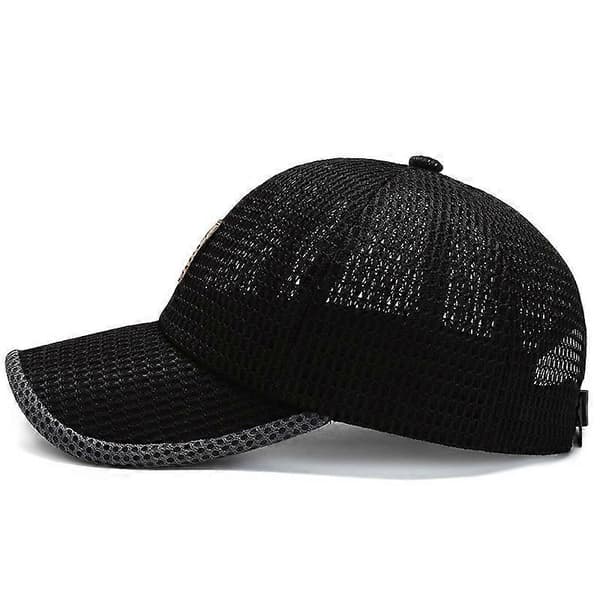 Andningsbar ridkeps i mesh Beige