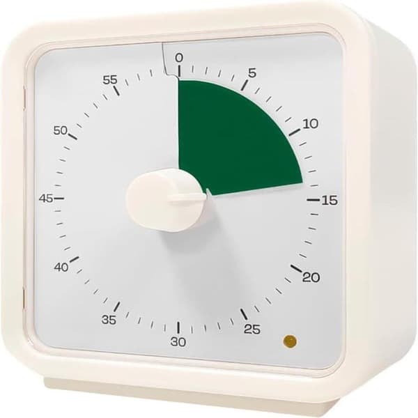 Visual Timer 60 Minutes for Kids, Learning, Classroom, and Meetings - Adjustable Volume with Magnet