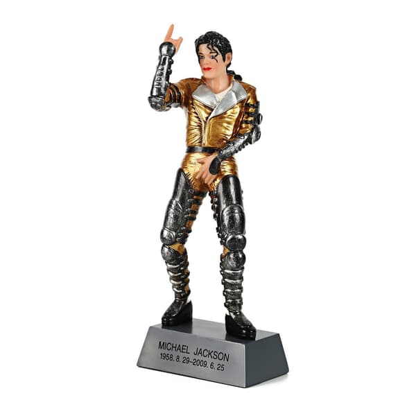 Michael Jackson Dansande Sjungande Figur Utsökt Staty Dekoration
