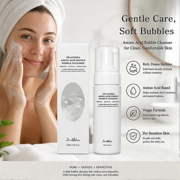 Aminosyre Mild Boblerensecreme - 140ml