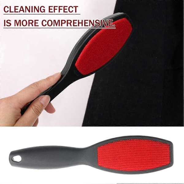 Dubbelsidig luddborste för kläder plagg pälsborste hår❣ Magisk к[ Q6E9 1pcs black