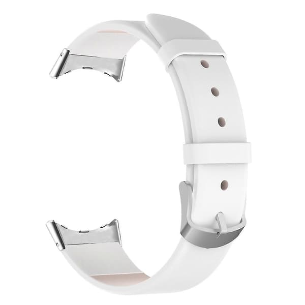 Til Google Pixel Watch 2/Pixel Watch PU læder urrem Quick Release urrem Style B Google Pixel Watch 2 White