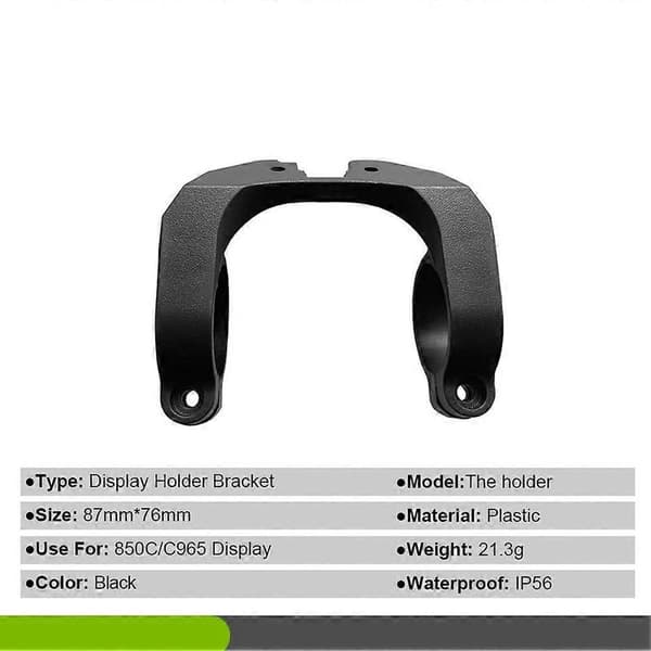 850C LCD-display and C965 800S plastic holder compatible with Bafang C965 and 850C display handle mount adapter