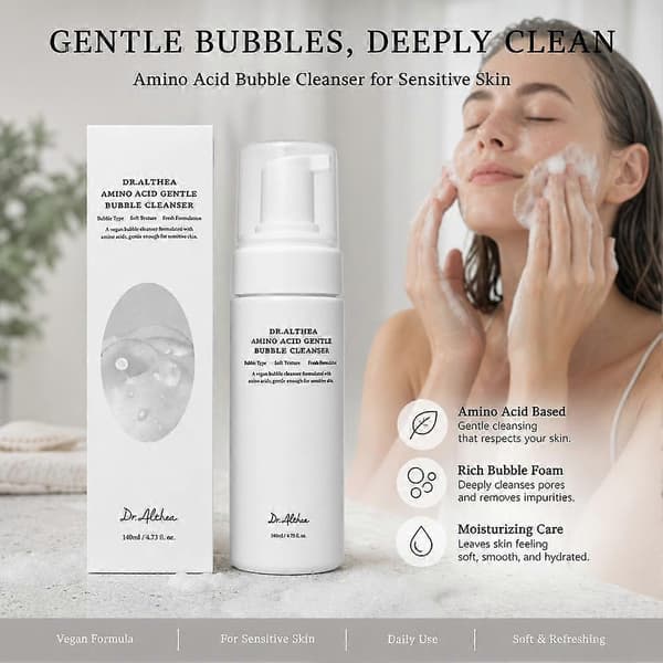 Aminosyre Mild Boblerensecreme - 140ml