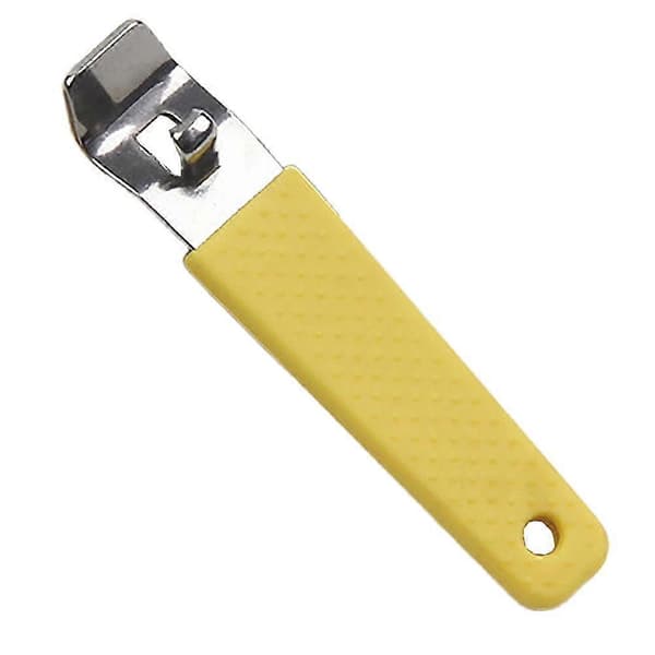 Bærbar Mini oral væskeflaskeåbner Alsidig Rustfrit Stål D2X1 yellow 1pcs