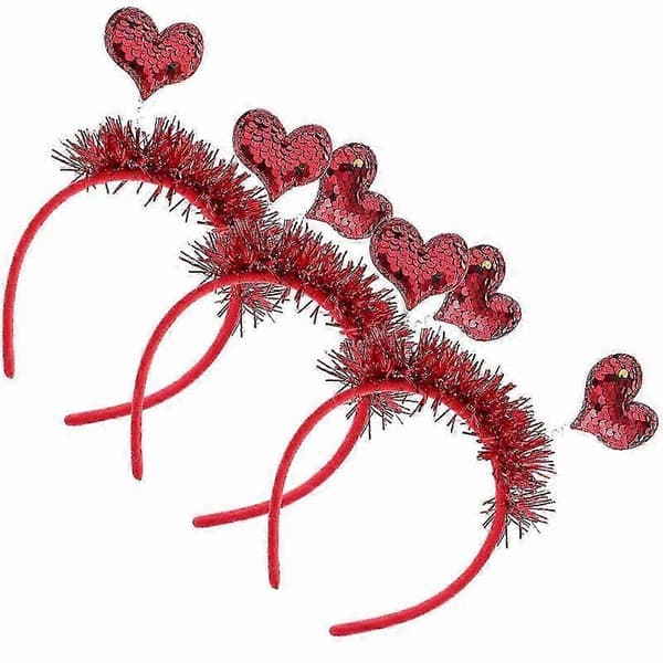 Valentinsdag pannebånd med hjerter