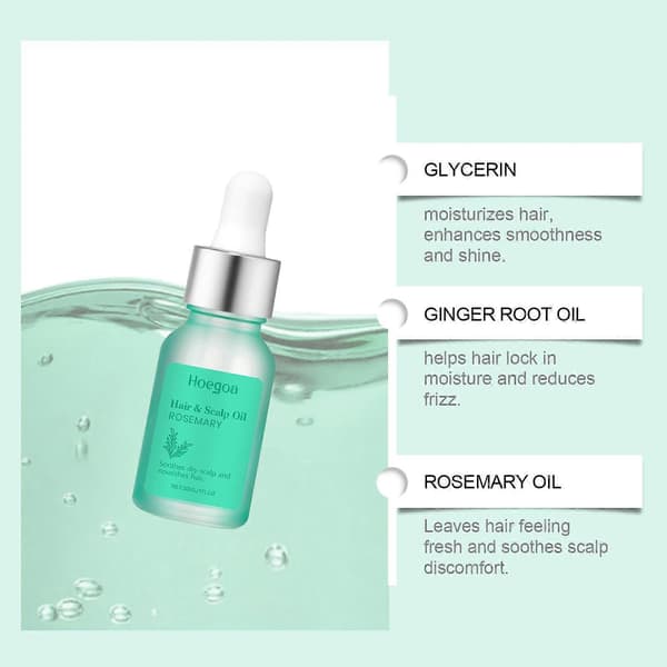 Hår- og hodebunnsolje - Hydrerende serum, makadamia- og druekjerneoljer, lindrer tørr hodebunn, balanserer talg, gir glans, for sensitiv hodebunn og flass 2PCS