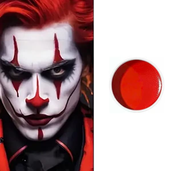 Målad ansiktsmålningssats vattenlöslig kroppsfärg Halloween jul