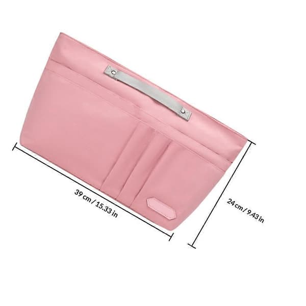 Kemisk makeuptaske tote organizer til opbevaring stilfuld pink polyester