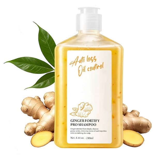 Ginger Fortify Pro Schampo 240ml, Schampo Rengör, Återfuktar och Vårdar Hårbotten